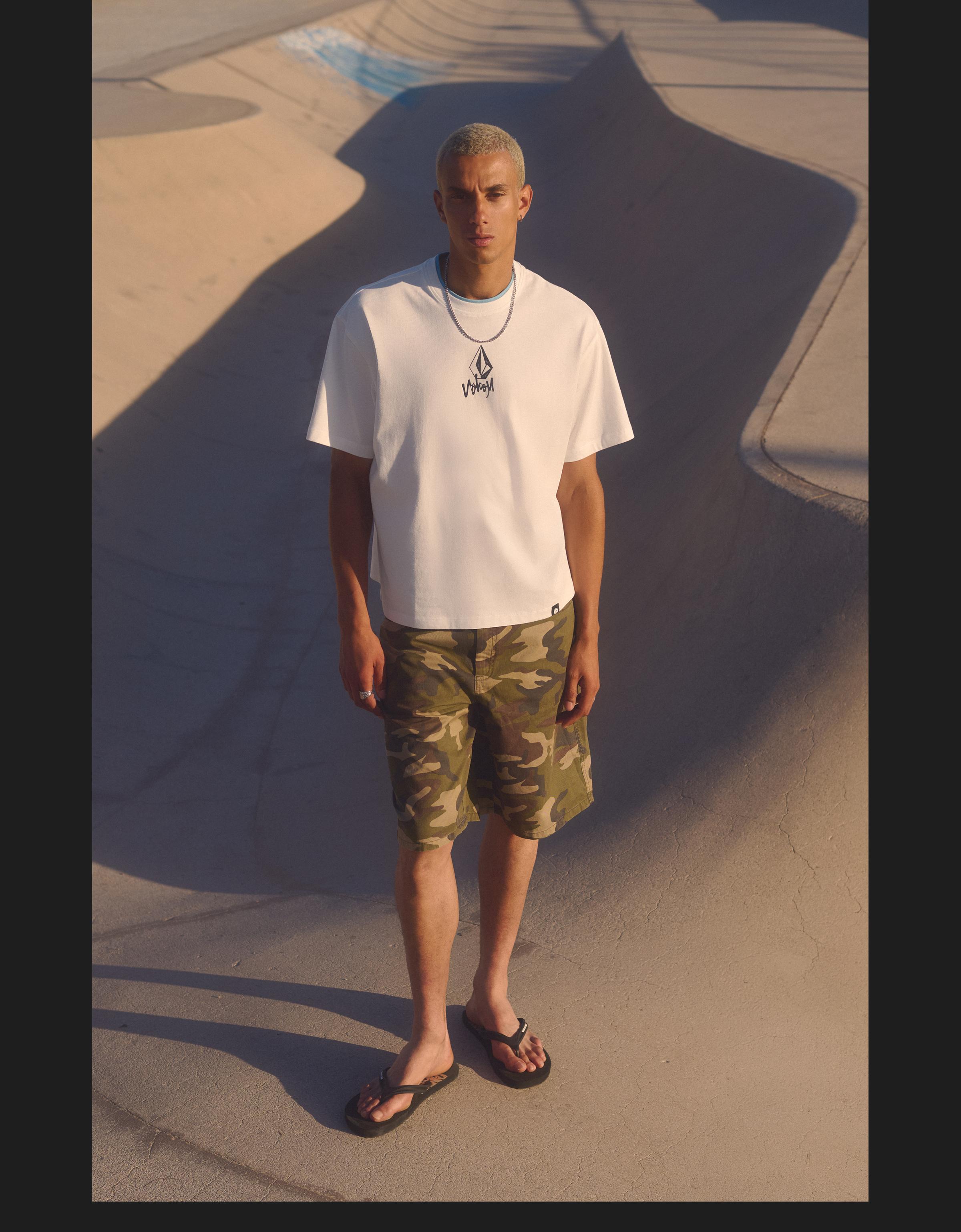 VOLCOM relaxed fit T-shirt — White