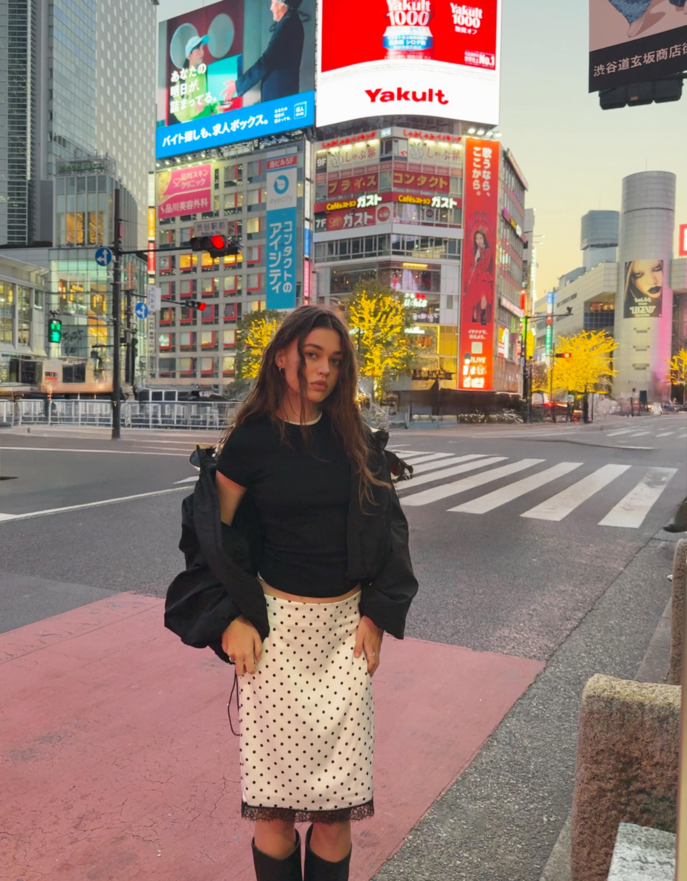 Saten midi etek - Görsel 60