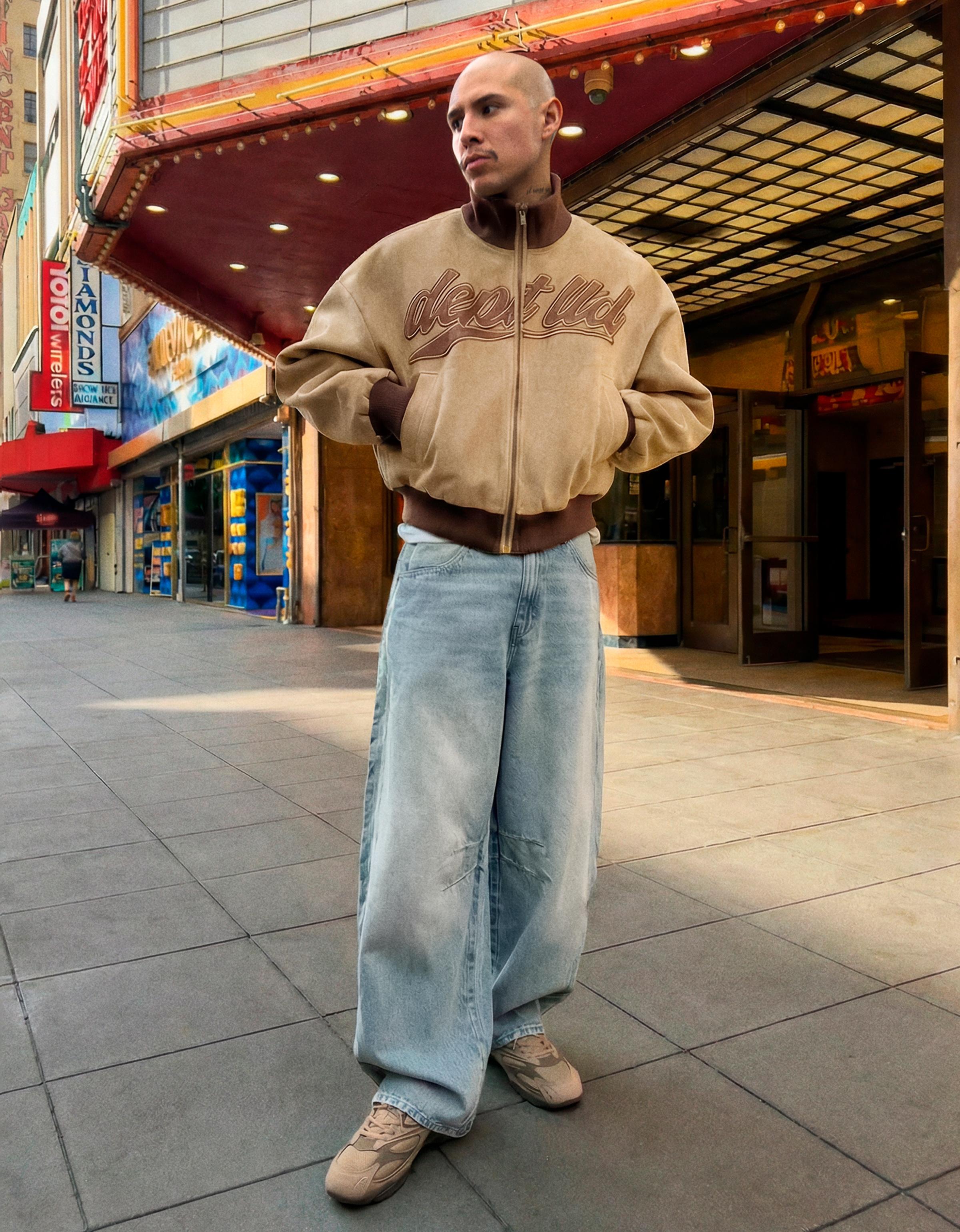 Süet görünümlü ceket - Görsel 15