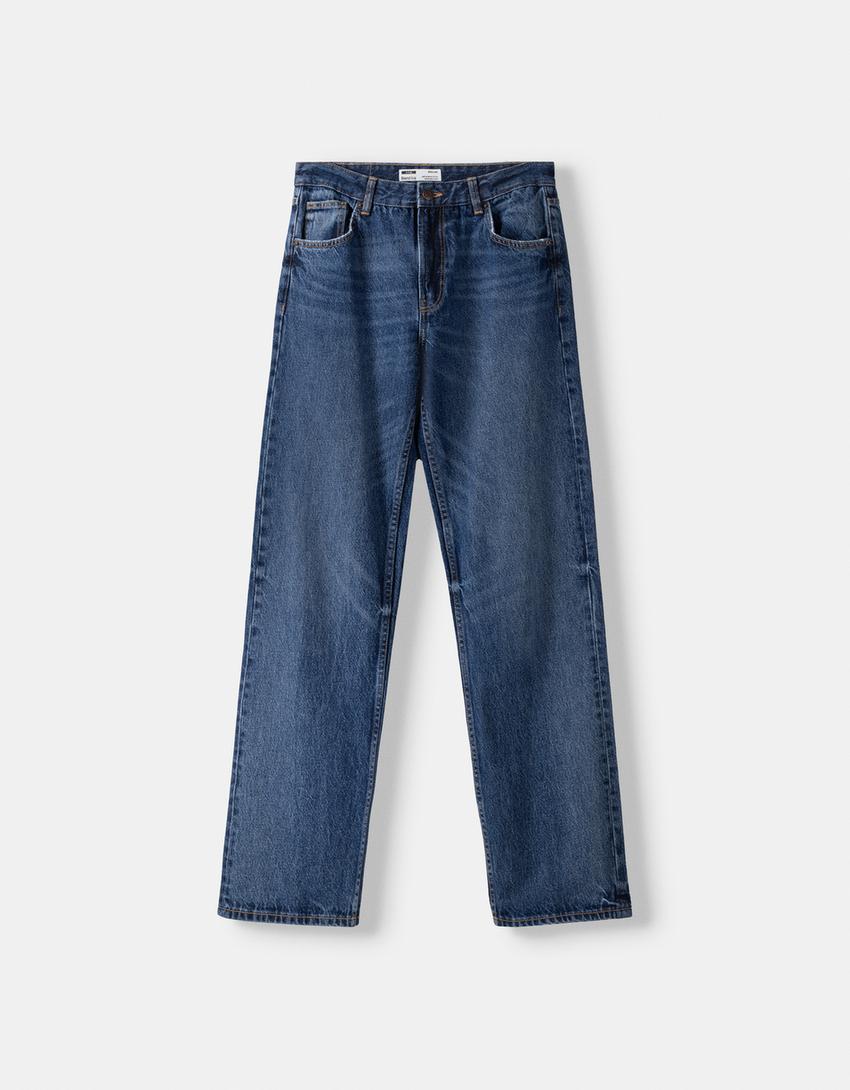 Jean straight-Bleu-5