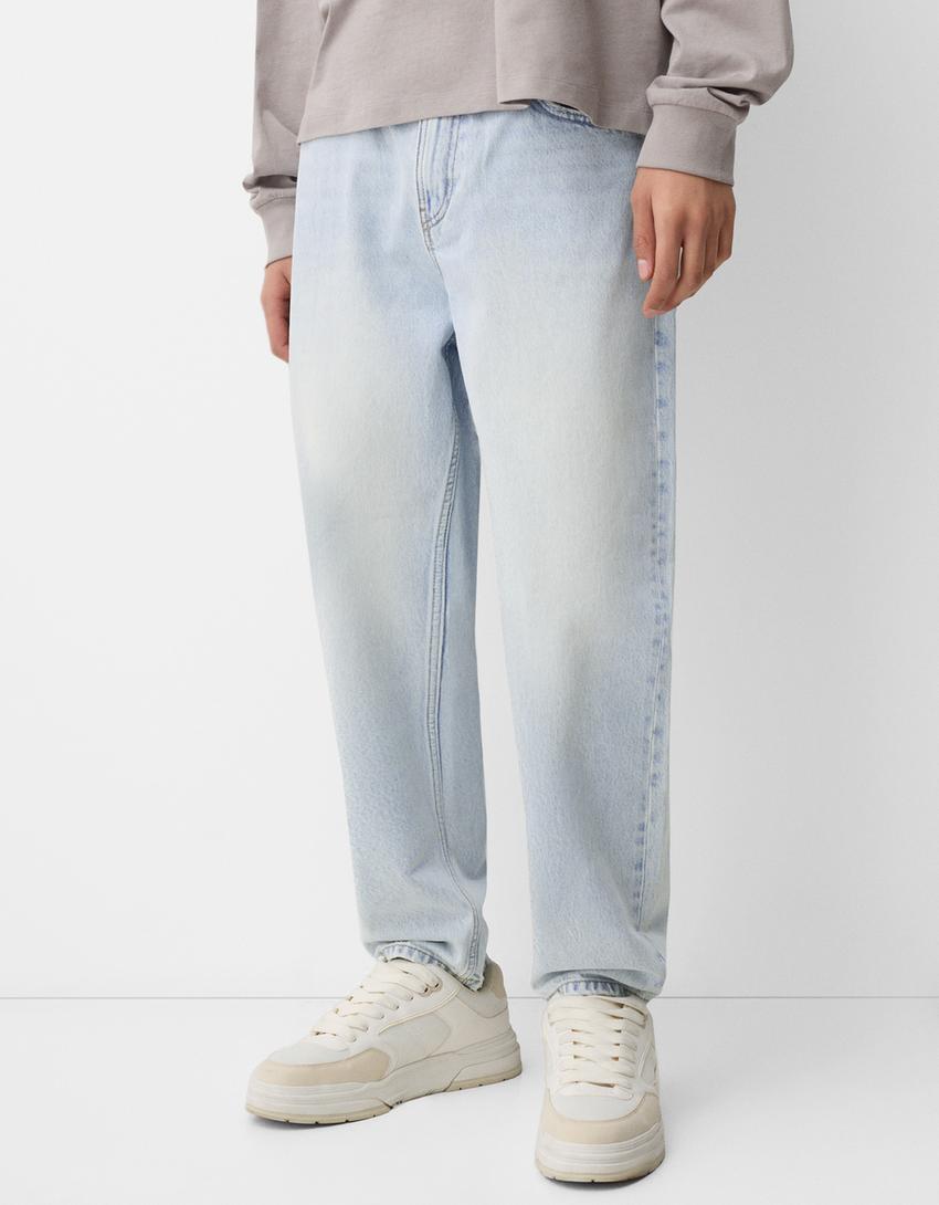 Loose fit jeans-Light blue-2