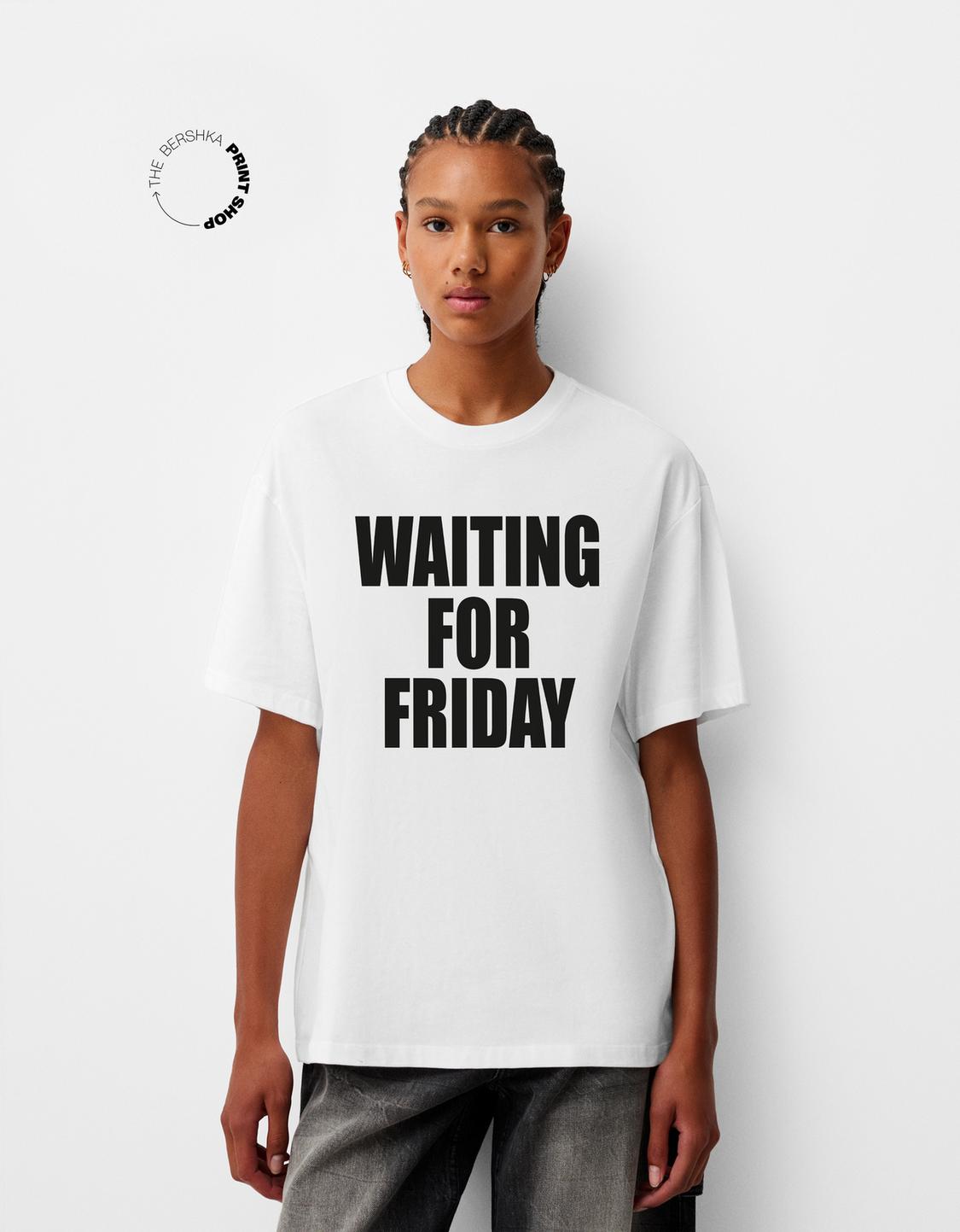Short sleeve T-shirt with print