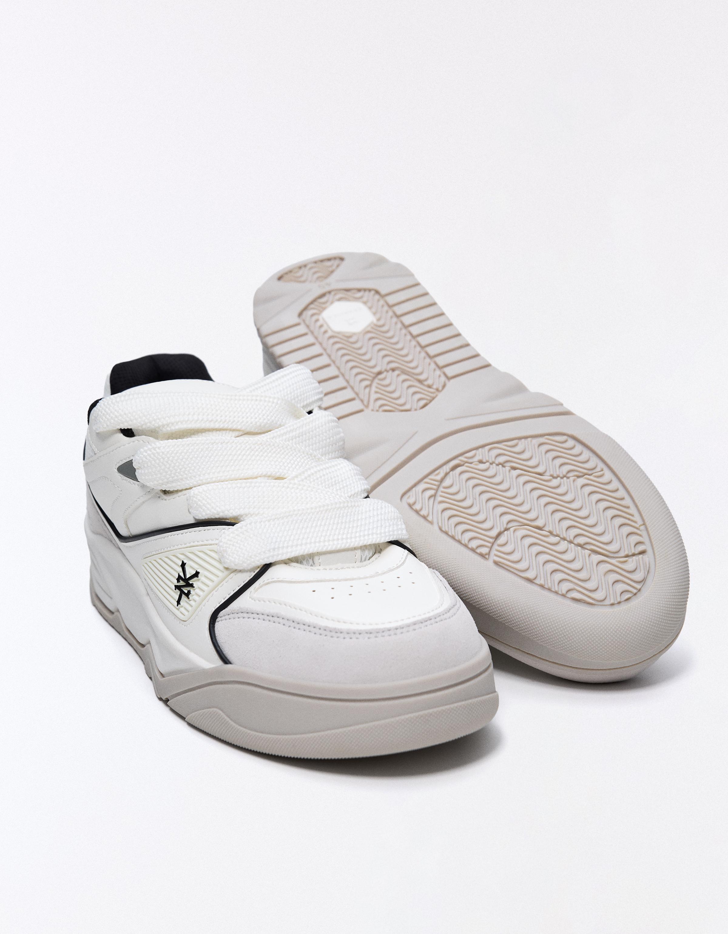 ZOO YORK SKATE TRAINERS — WHITE