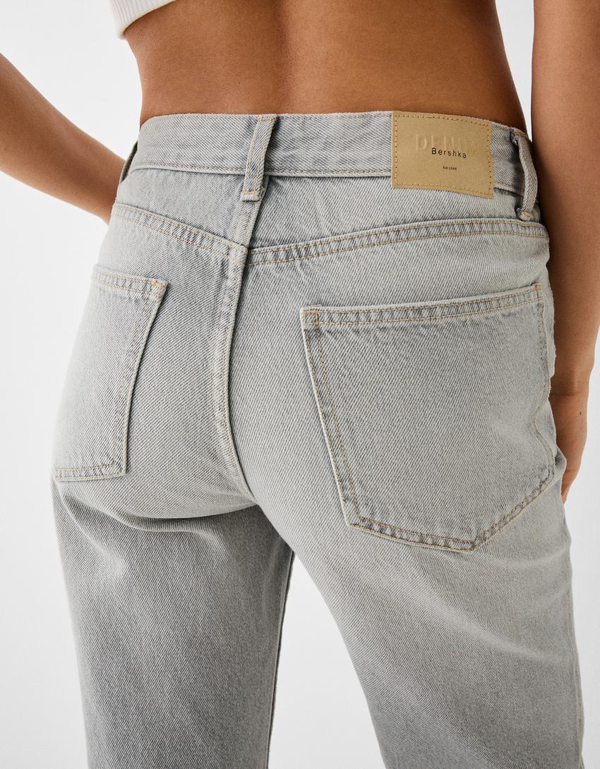 Jeans straight-Cinza-3
