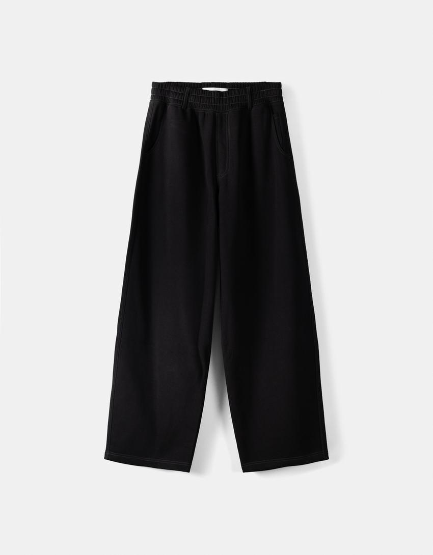 Skater trousers-Black-4