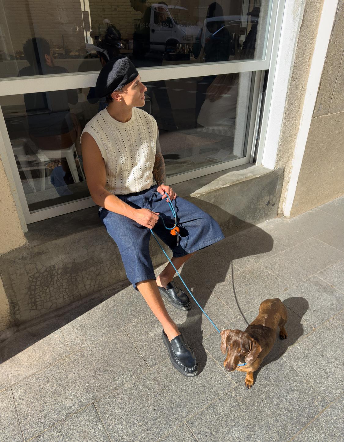 Super baggy denim Bermuda jorts