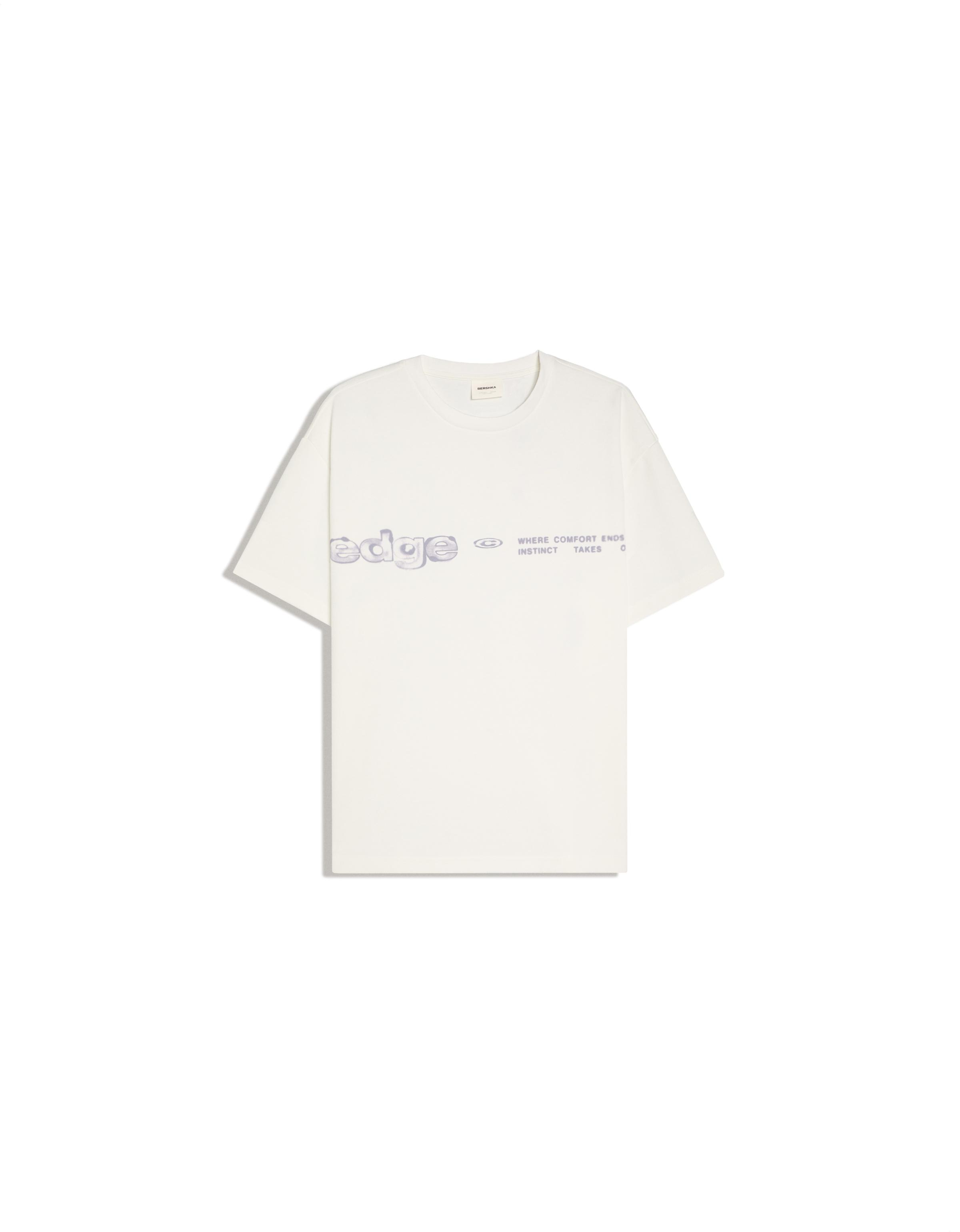 Relaxed fit printed T-shirt — White