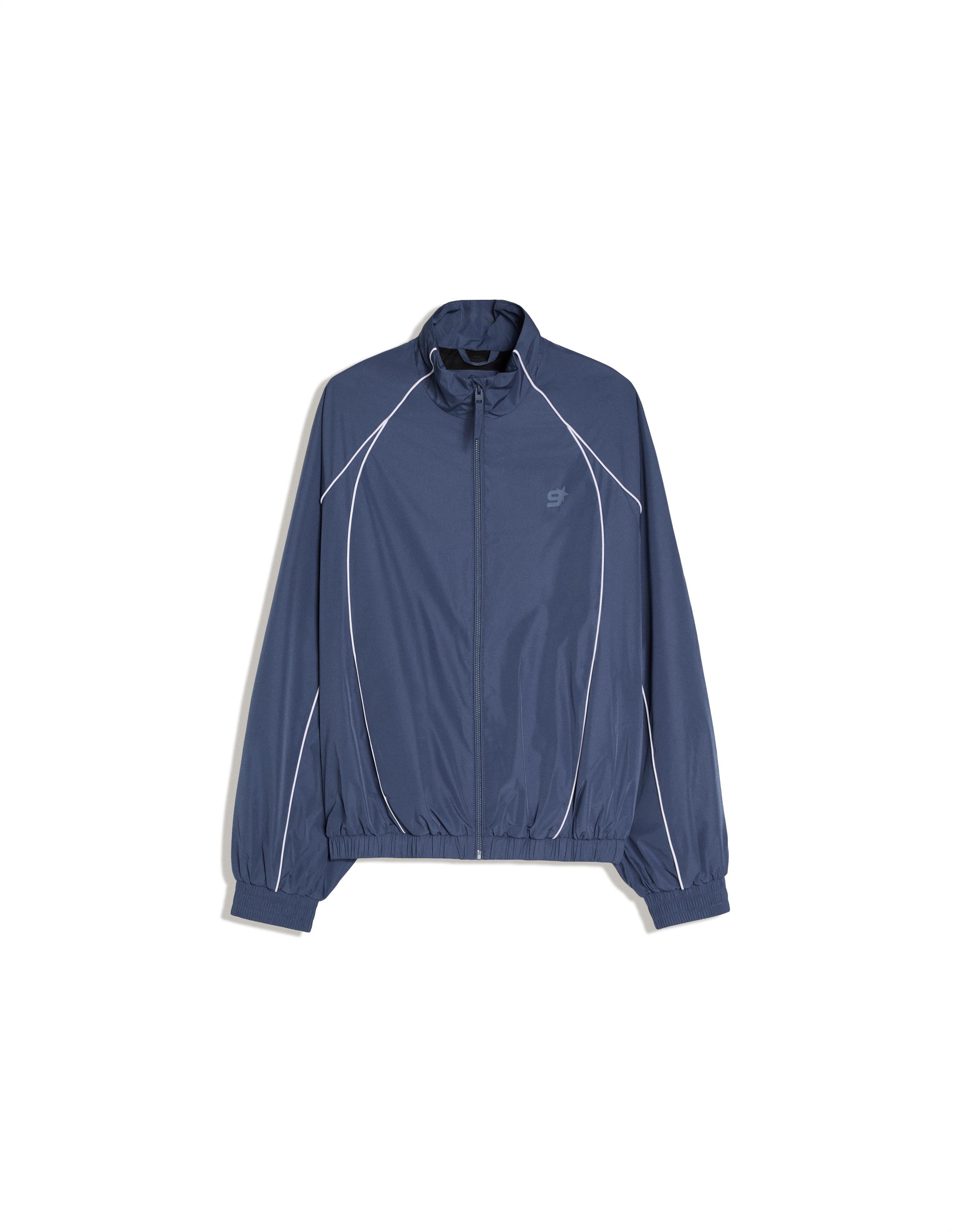 Contrast technical jacket — Blue