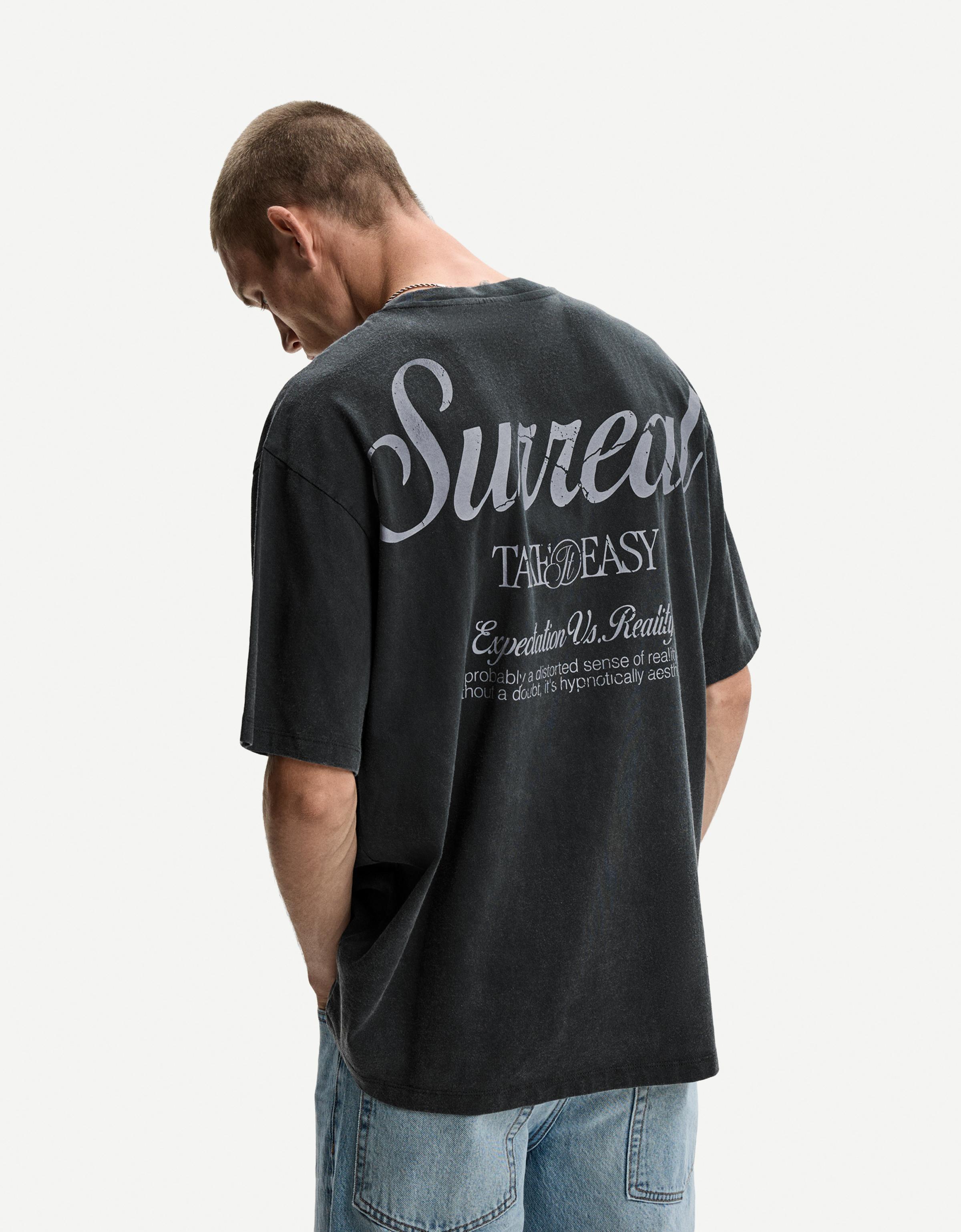 Short sleeve T-shirt with print - T-shirts - Men | Bershka