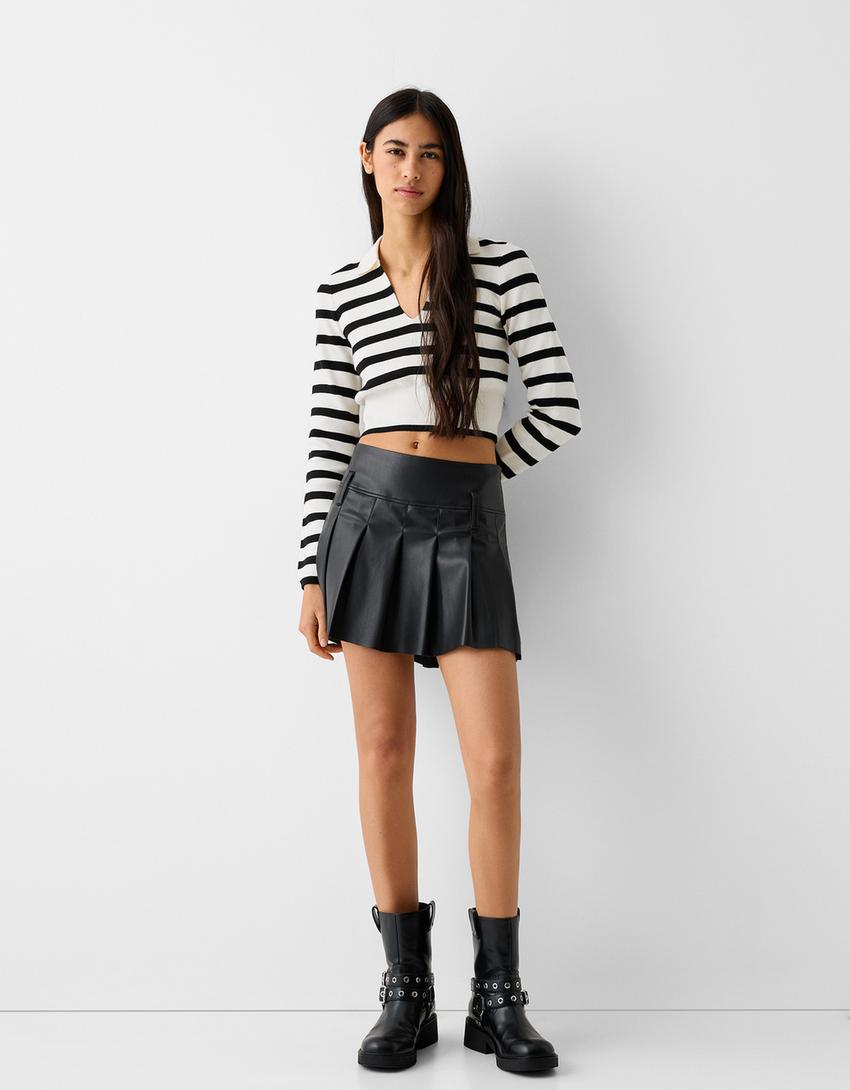 سويتر بياقة بولو-أسود-3