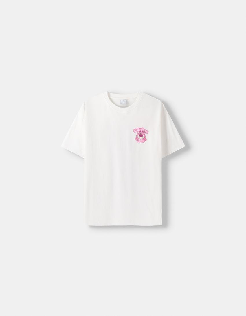 تيشرت توي ستوري بأكمام قصيرة-أبيض مطفي-5