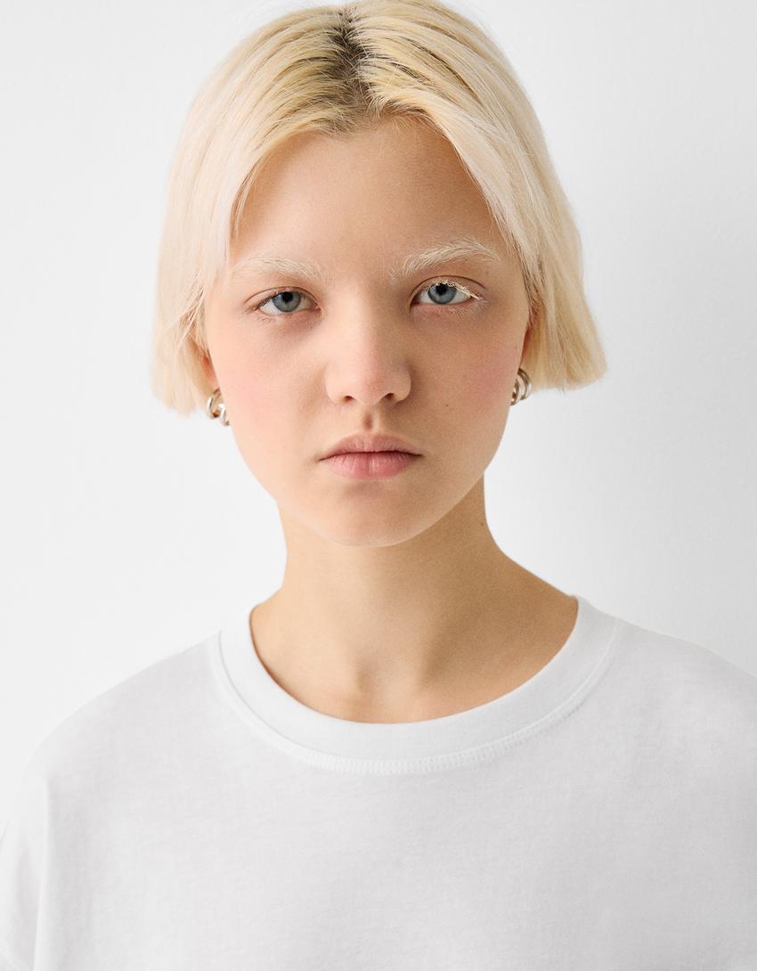 Gossip Girl short sleeve T-shirt-Off white-3