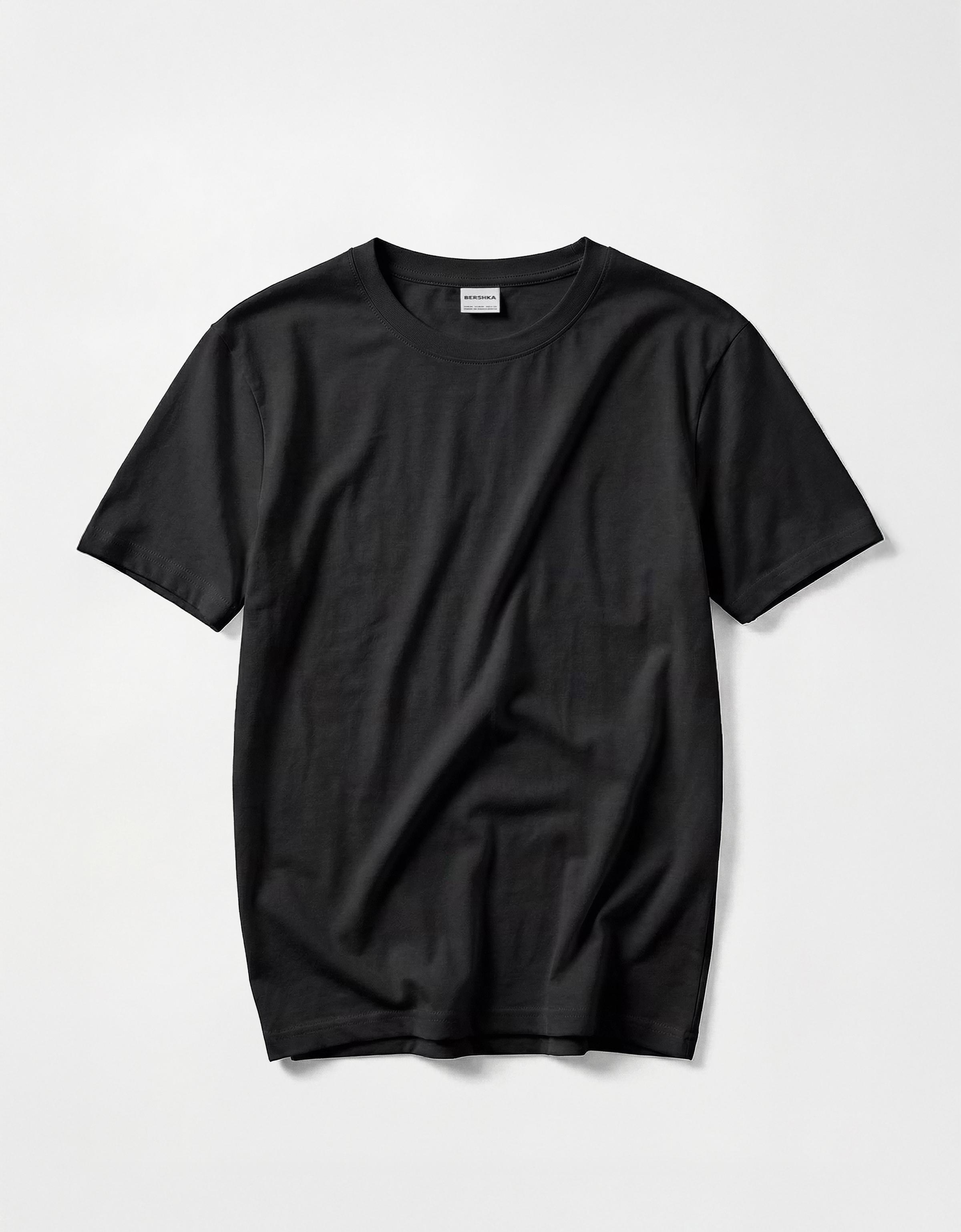 Heavy boxy T-shirt — Black