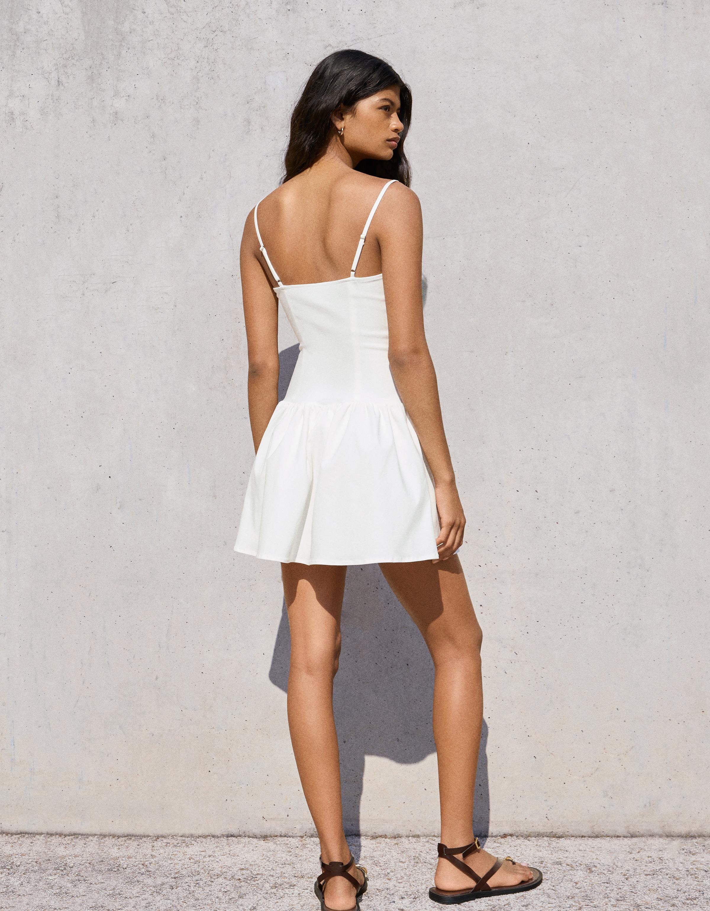 Bengaline mini dress - Dresses and jumpsuits - Women | Bershka