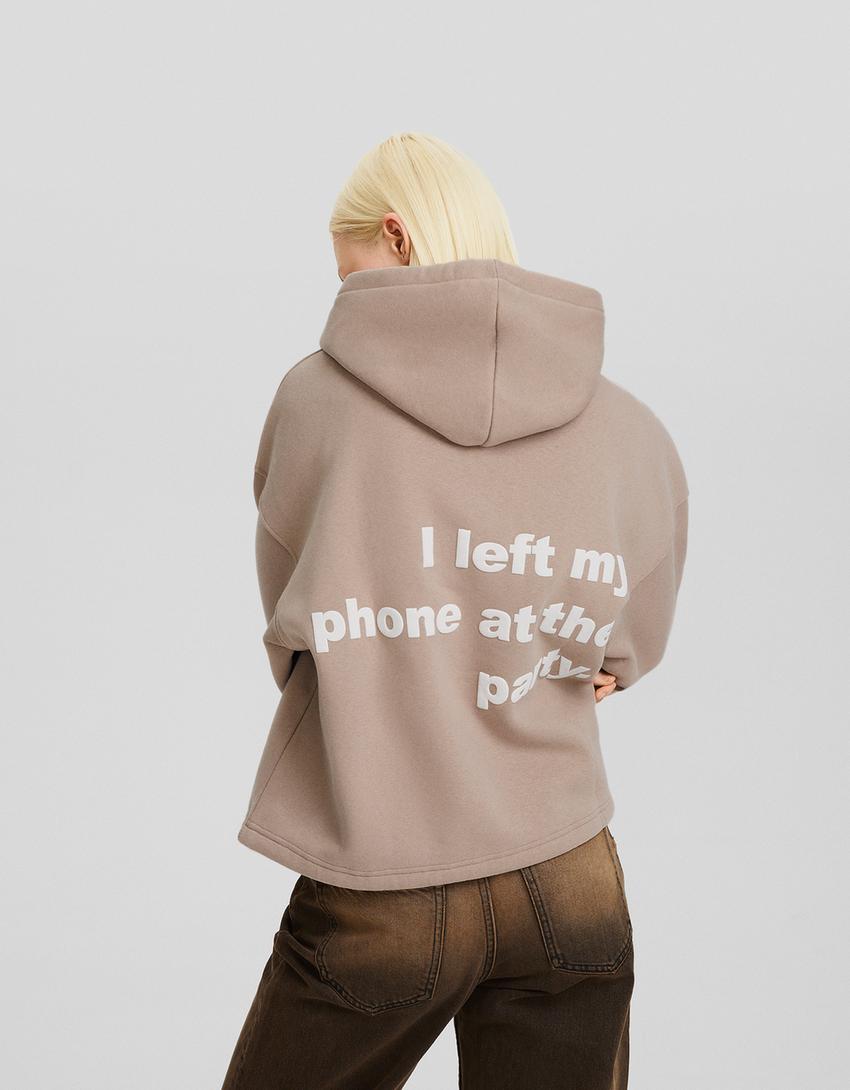 هودي فضفاض بطبعة-بني-2