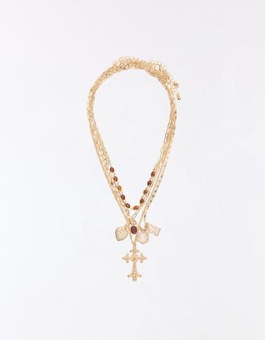 Pack of cross necklaces — Gold 3