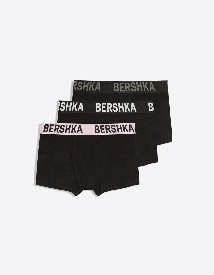 Pack 3 boxer cintura ancha-Rosa