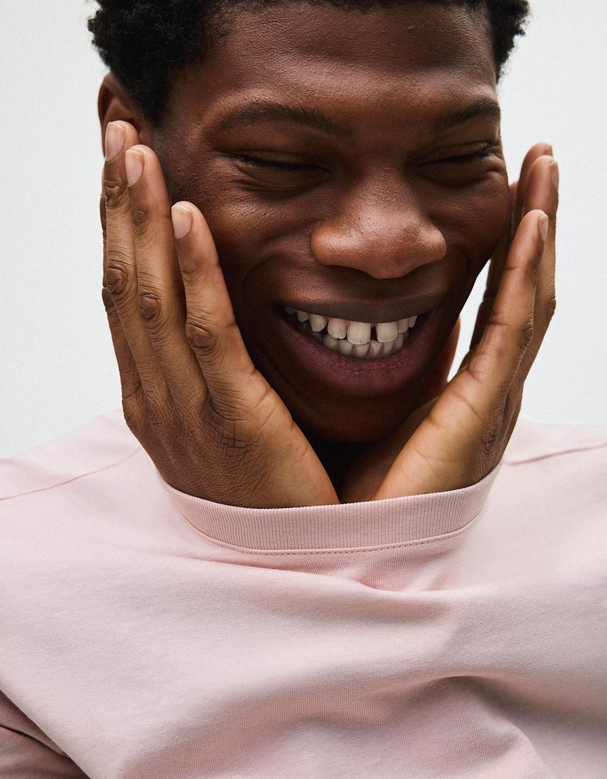 short sleeve T-shirt-Pink