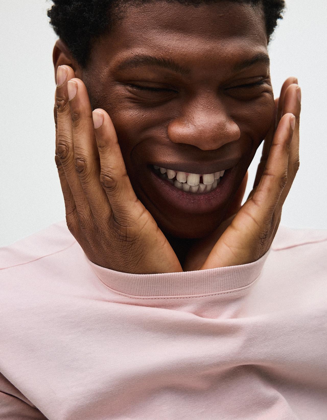 Short sleeve regular fit T-shirt — Pink