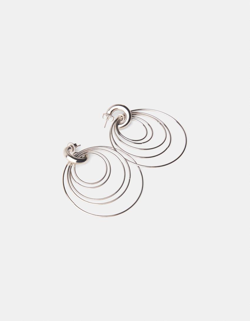 Boucles d’oreilles multisphères Signature Edition-Argent-4