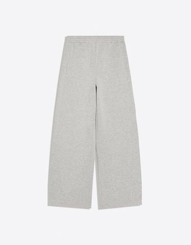 Scuba fabric barrel trousers — Grey 6