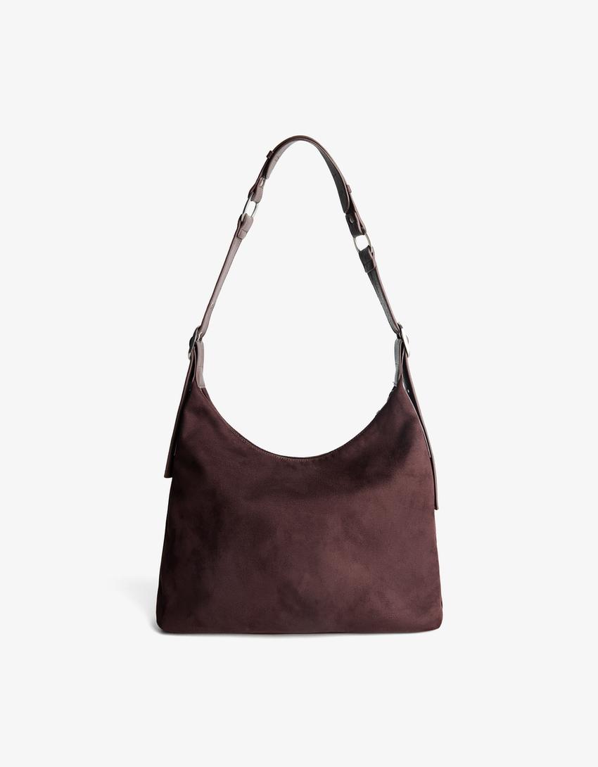 Tas met gespen-Bruin