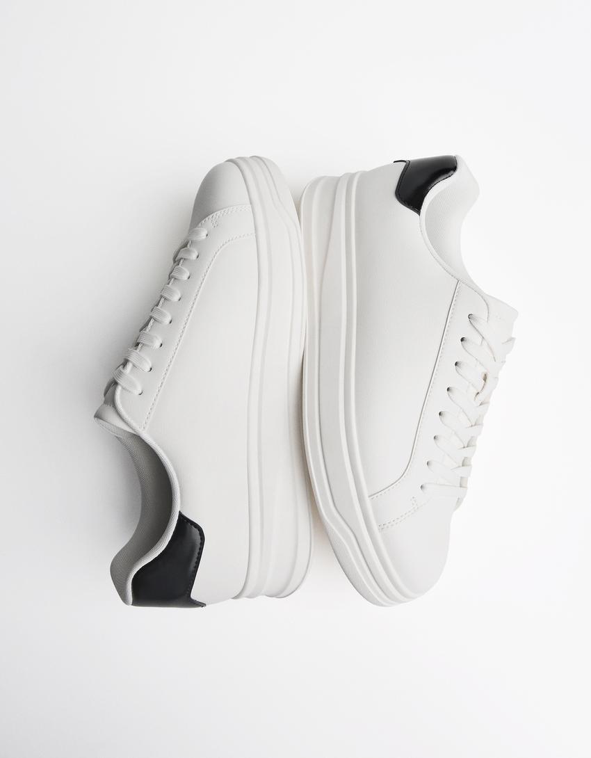 Baskets basiques-Blanc-3