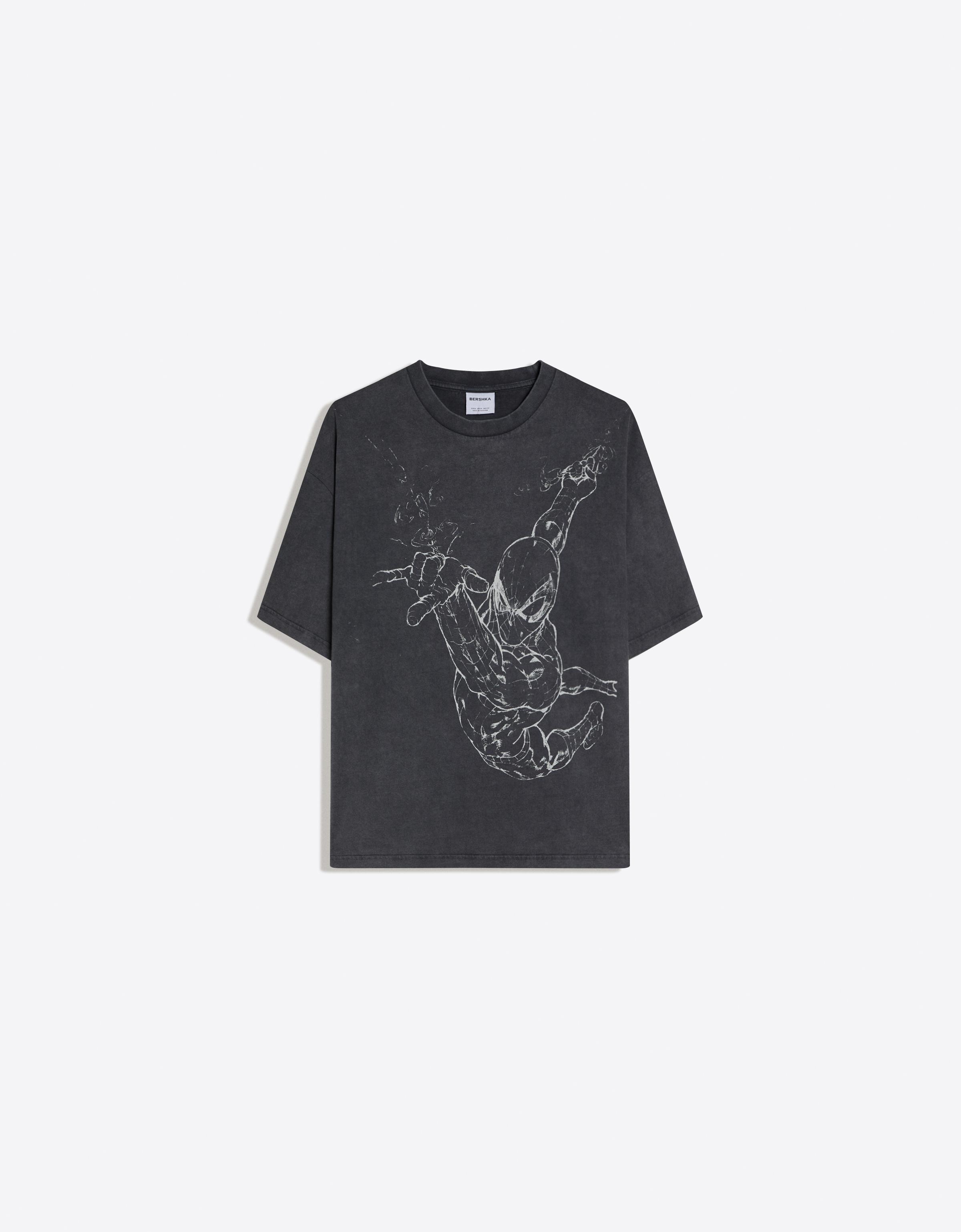 Bershka SPIDER-MAN kısa kollu tişört
