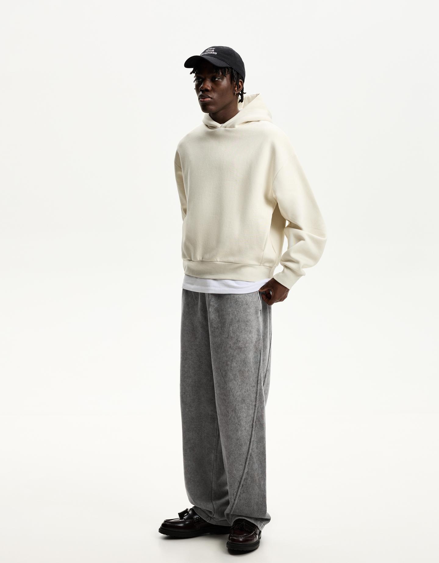 Bershka Pantaloni Skater Uomo Xl Nero