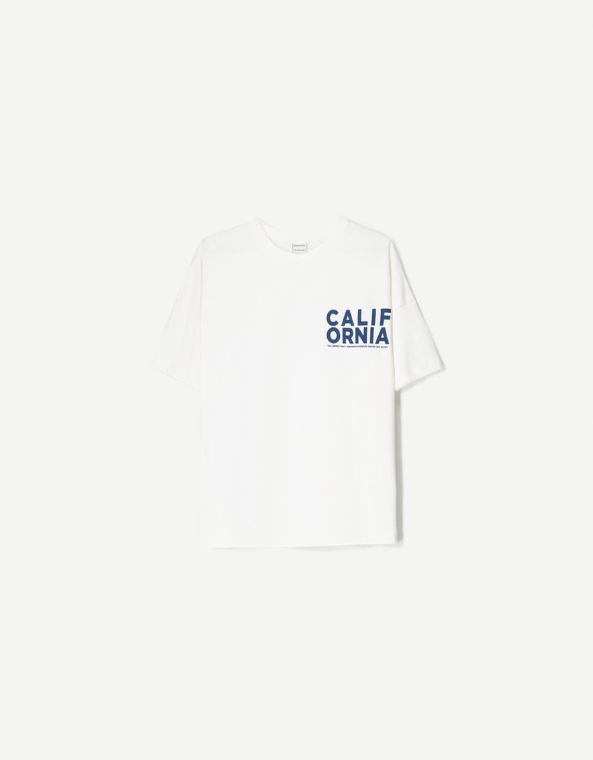 Camiseta manga corta print-Blanco-4