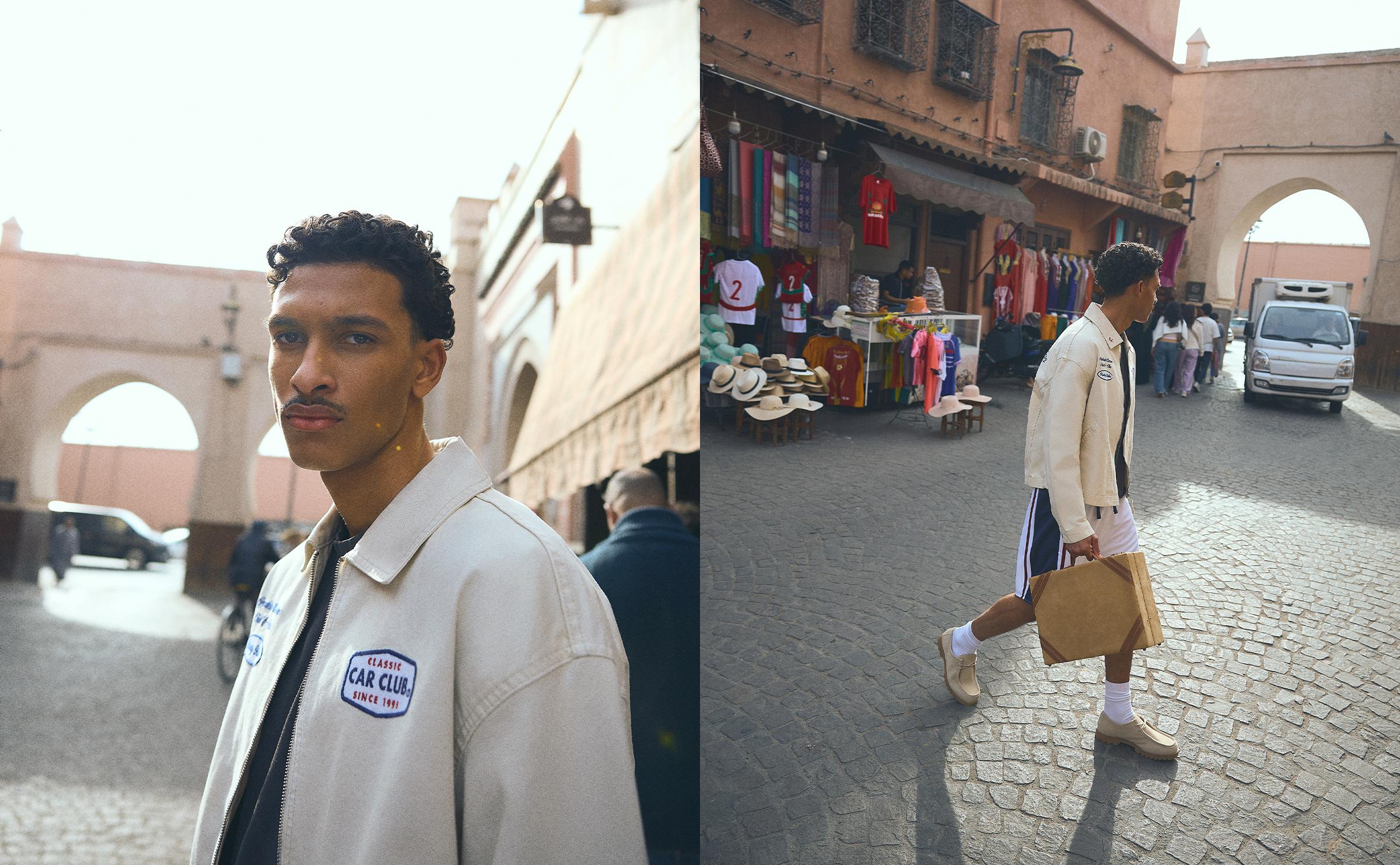 Jacket with patches