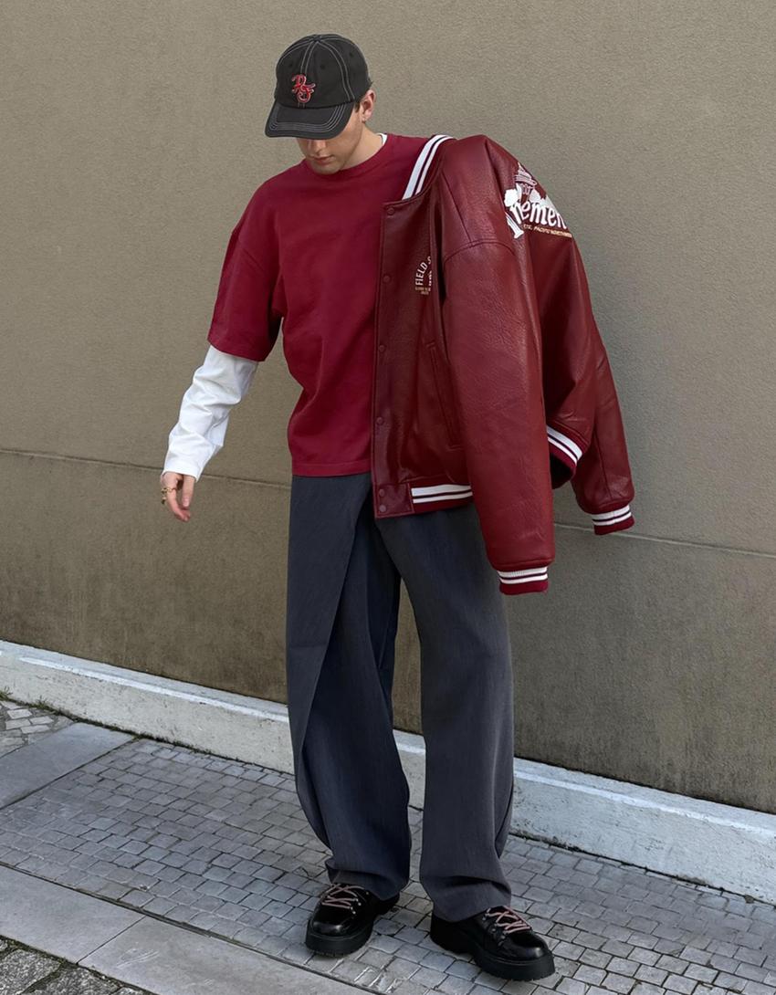 Berretto ricamato-Nero