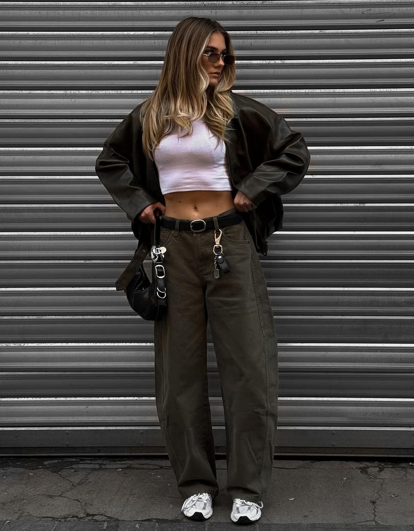 Barrel Hose-Khaki