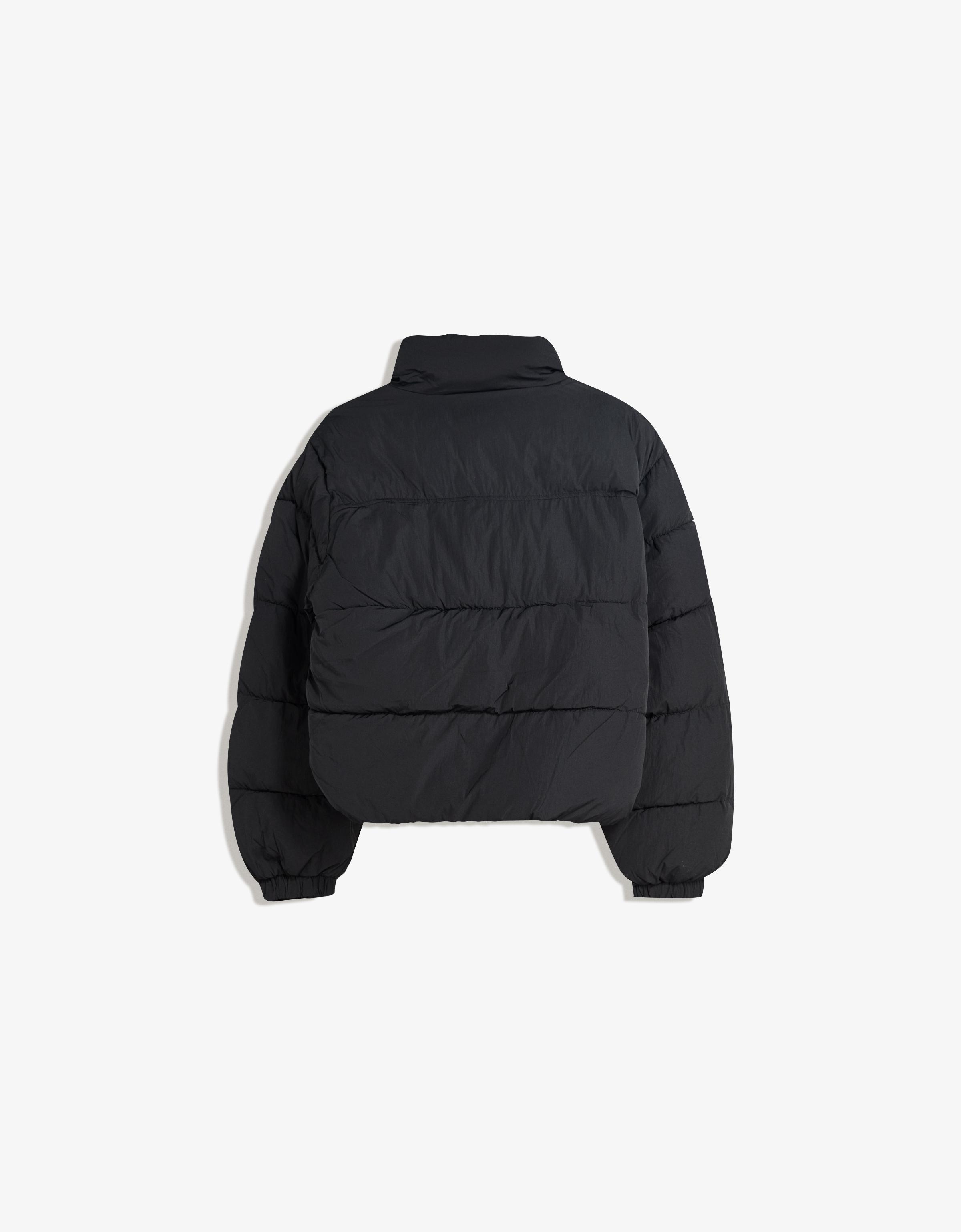 ☆ドイツ発*BERSHKA*新作*プリーツパファージャケット/BLACK☆ ☆ドイツ発*BERSHKA*新作*プリーツパファージャケット/BLACK