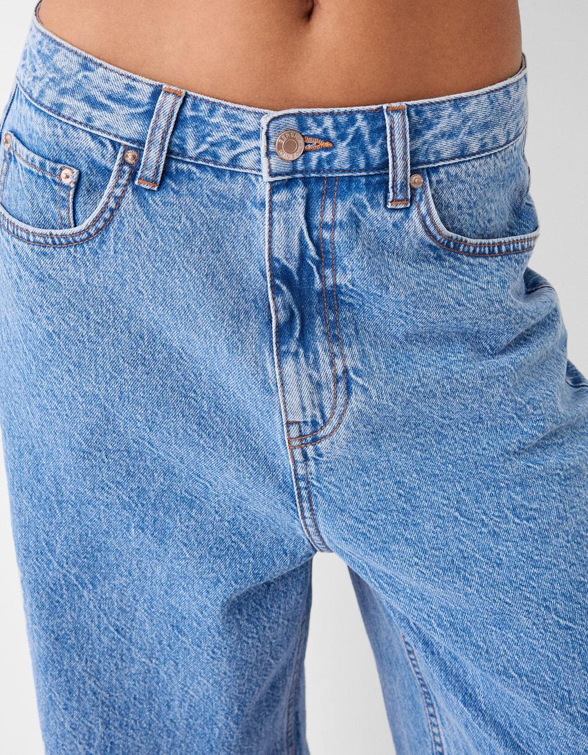 Mega baggy jeans-Light blue