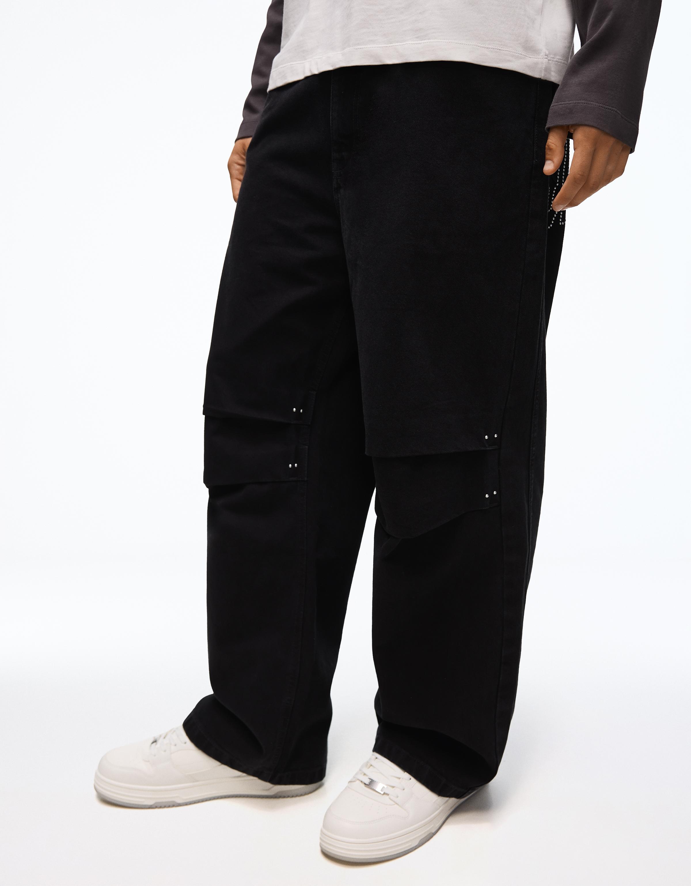 Bershka Zımbalı jean görsel 7