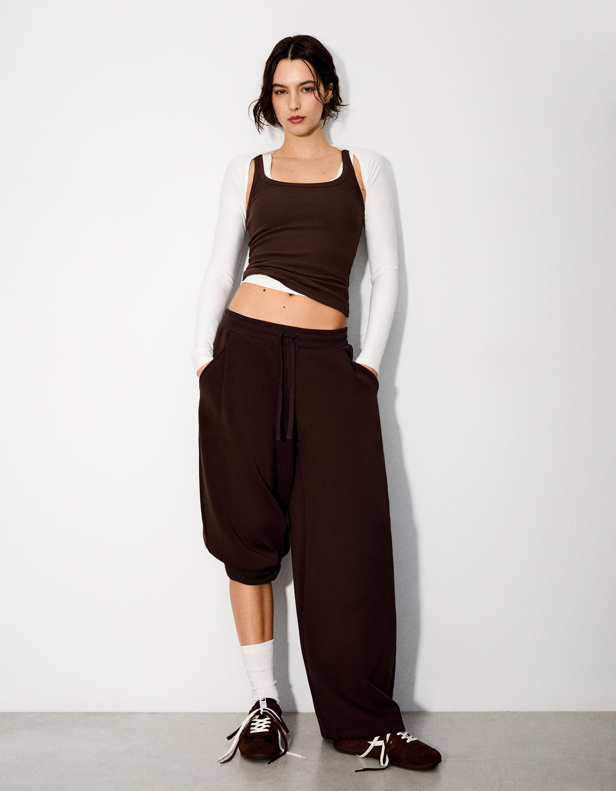 Long-sleeved bolero jumper jacket — Off white