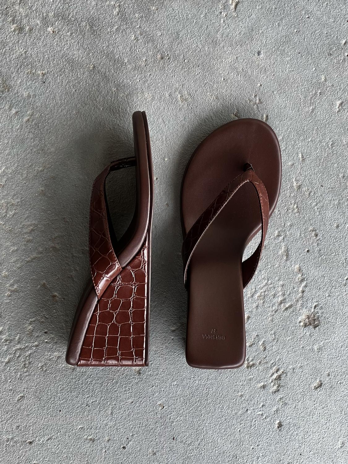 Wedge heeled sandals