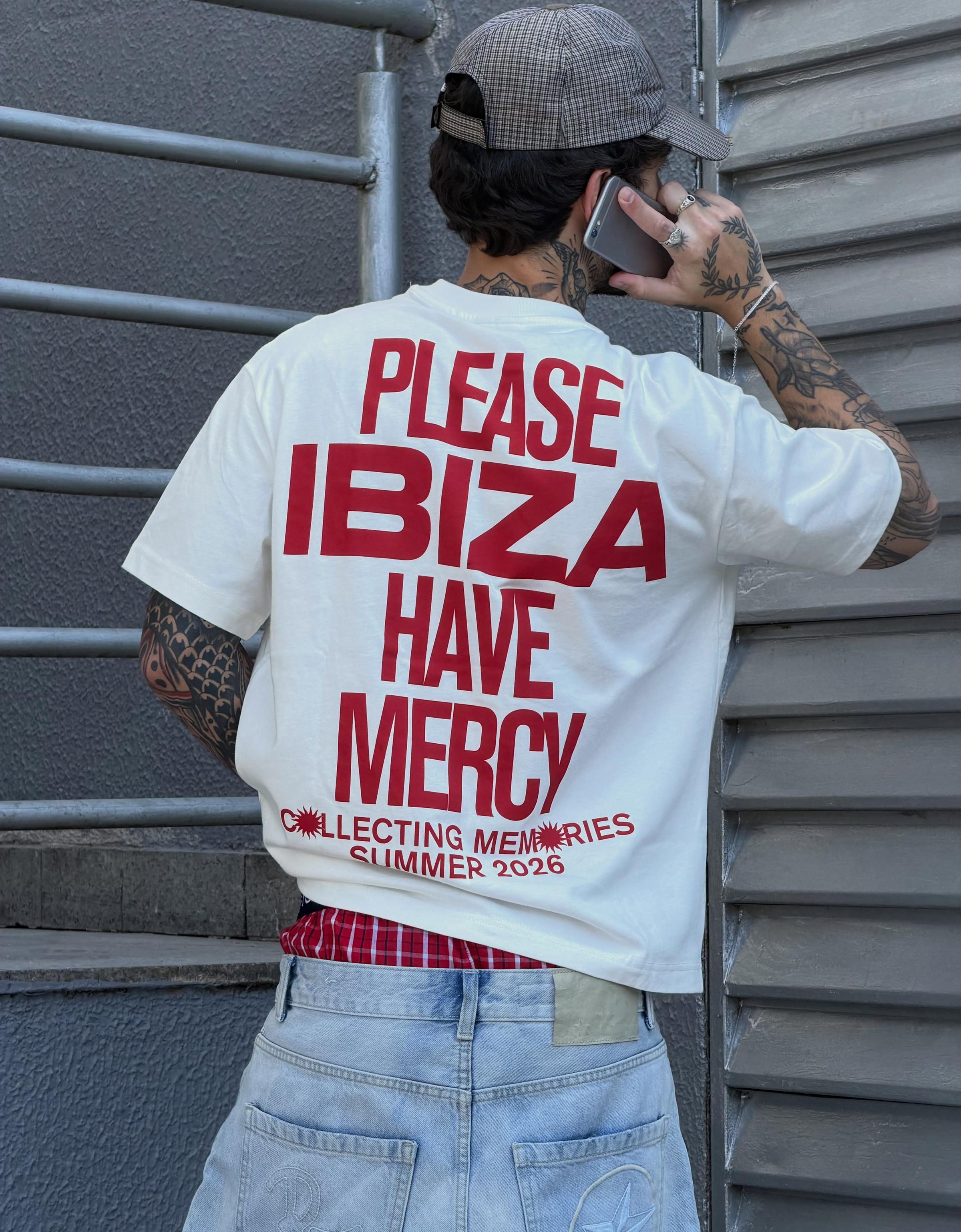 Bershka Camiseta Manga Corta Print Hombre L Blanco