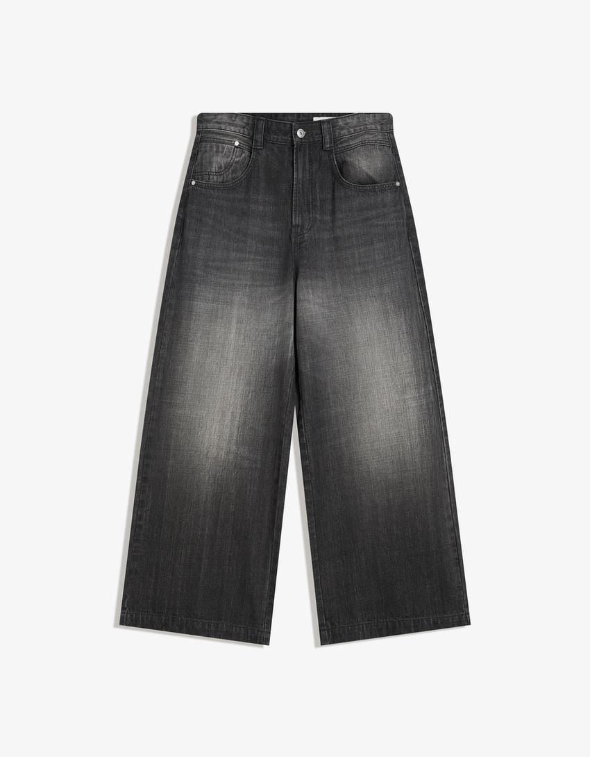 Mega baggy jeans-Black