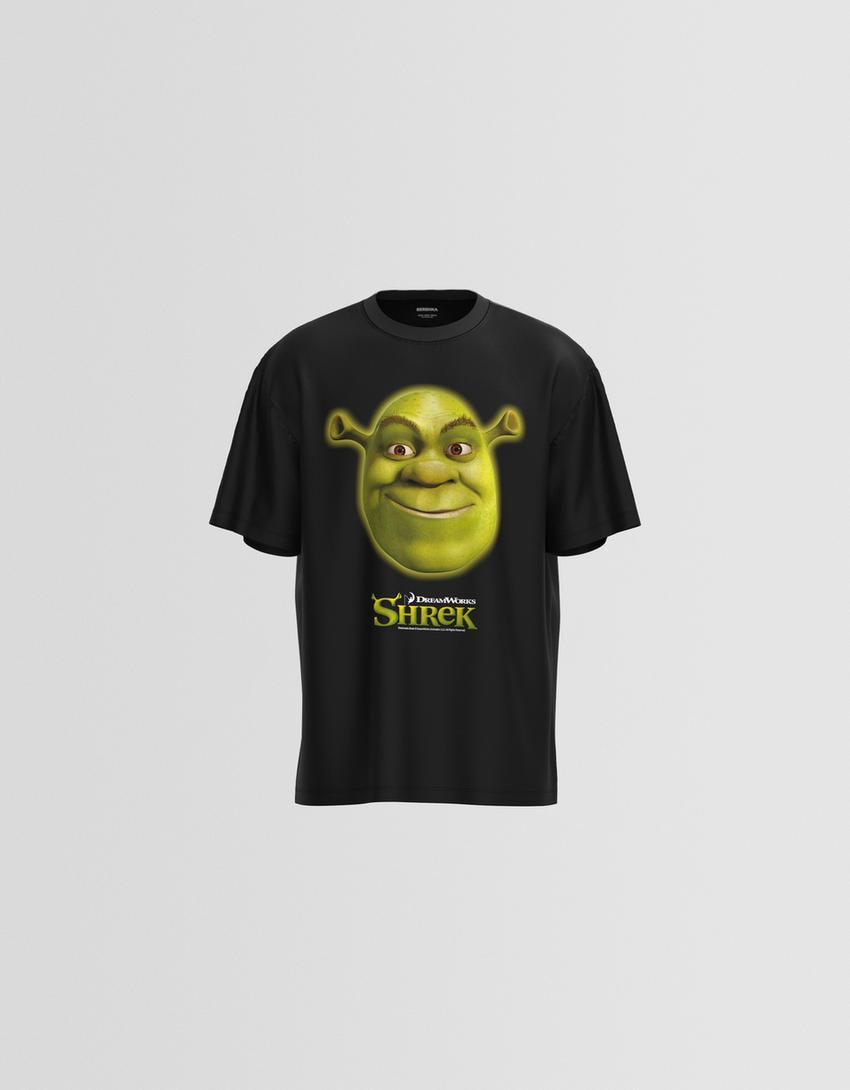 Majica s kratkimi rokavi Shrek-Črna-3
