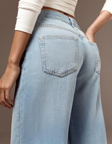 Low-rise straight jeans — Light blue 4