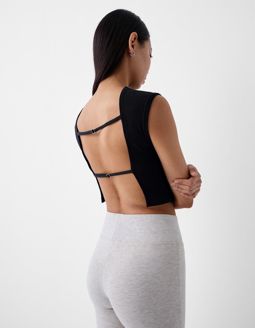 T-shirt Camp Rock manga curta-Preto-2