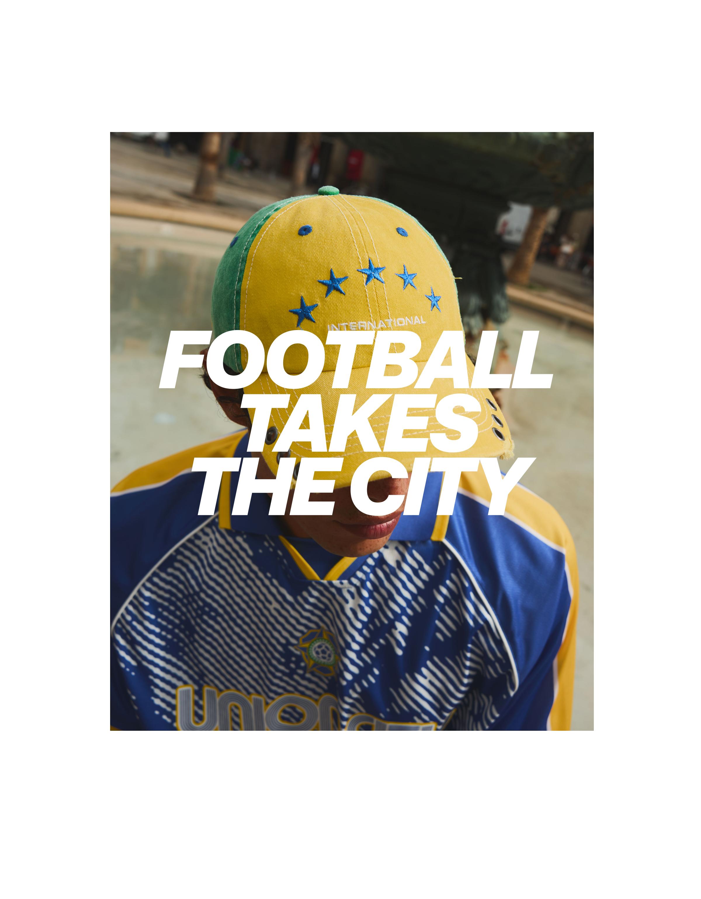 Brazil embroidered cap — Yellow