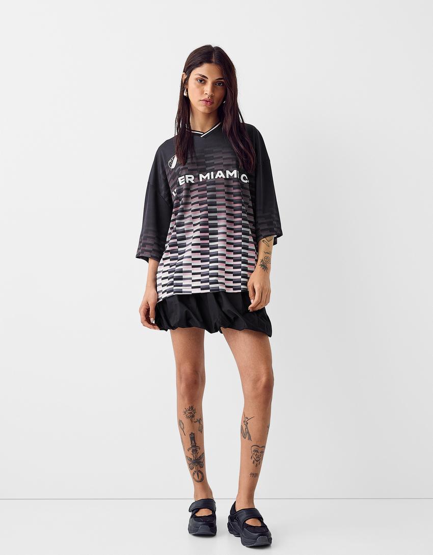 T-shirt Inter Miami CF imprimé mesh-Noir-3