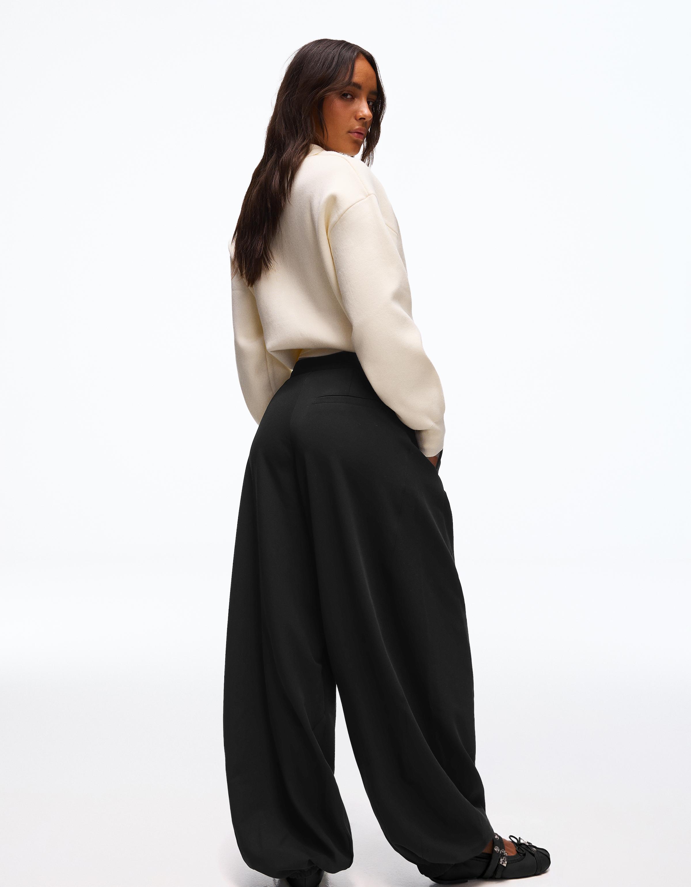 Checked bloomers — Black