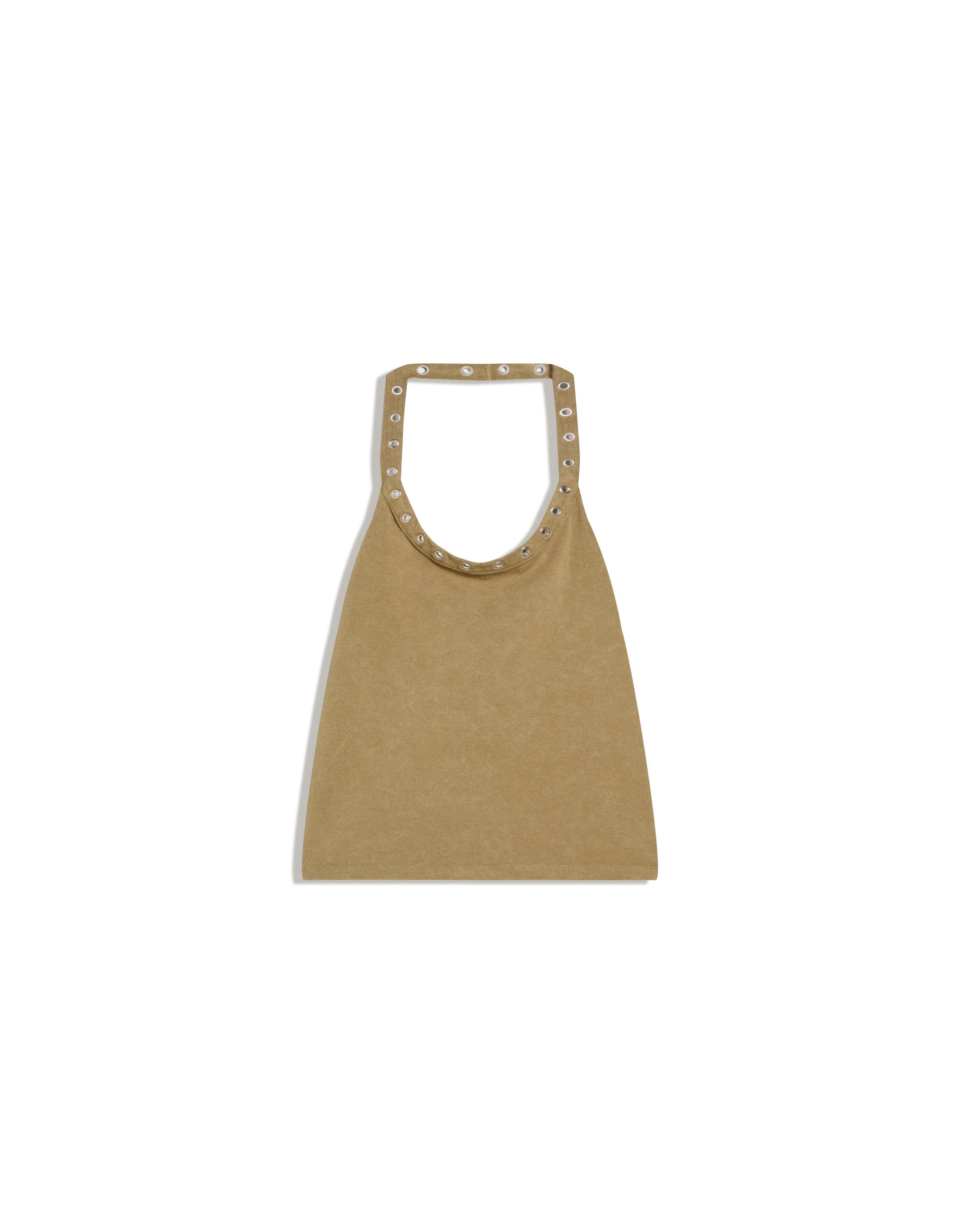 Halter yaka delikli top - Görsel 11