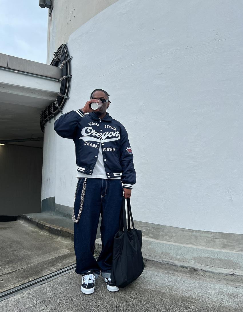 Varsity Chaqueta Bomber Bershka Hombre Veste Homme Casaca Bomber