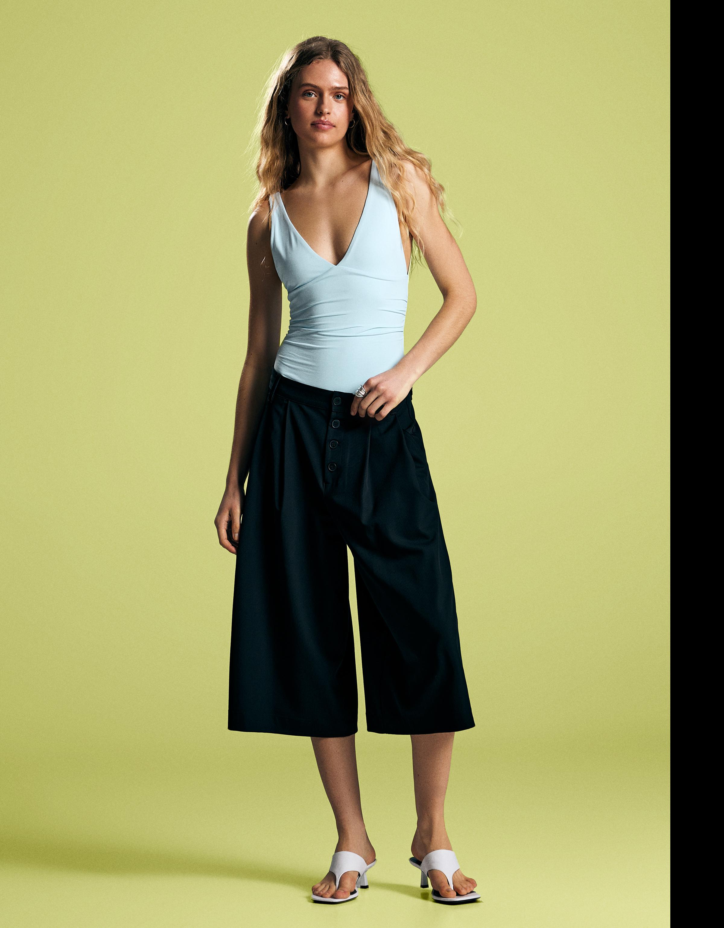 Büzgülü askılı body - Görsel 43