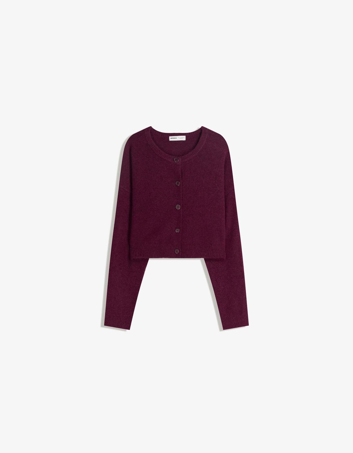 Soft touch button-up cardigan